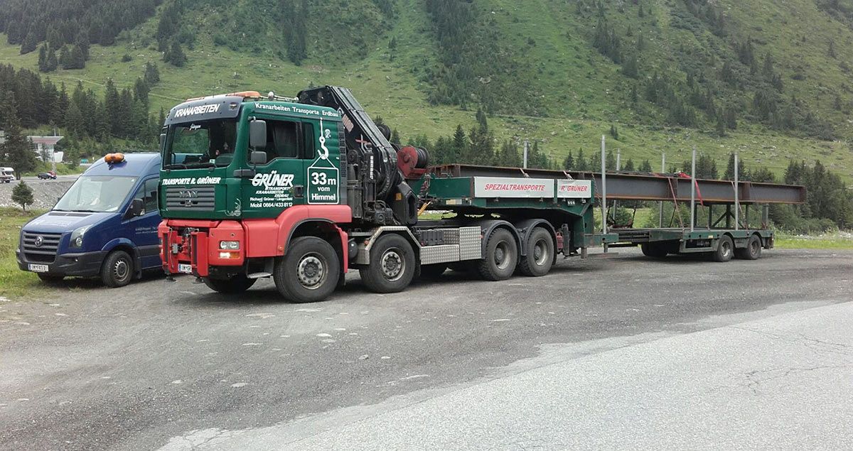 Falkner Maschinenbau Fussgängerbrücke in Vent